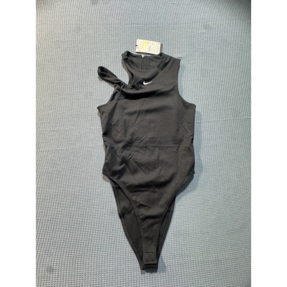 The Nike Sportswear Essential Women Bodysuit  Tank Sz S Black Brand‎ New